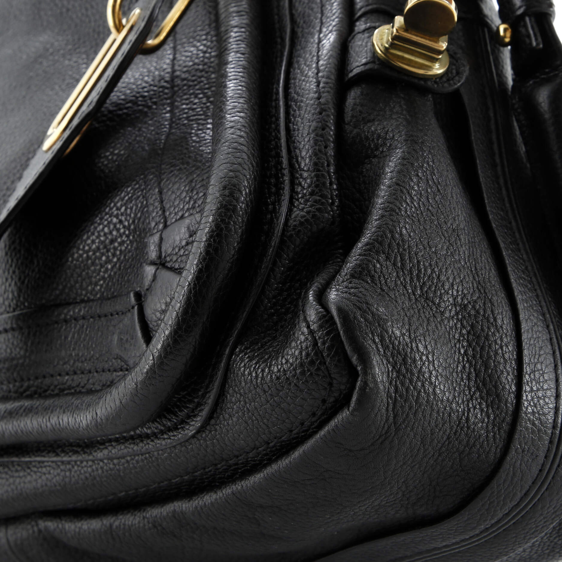 Pre-Loved Chloe Paraty Top Handle Bag Leather Medium - Image 7