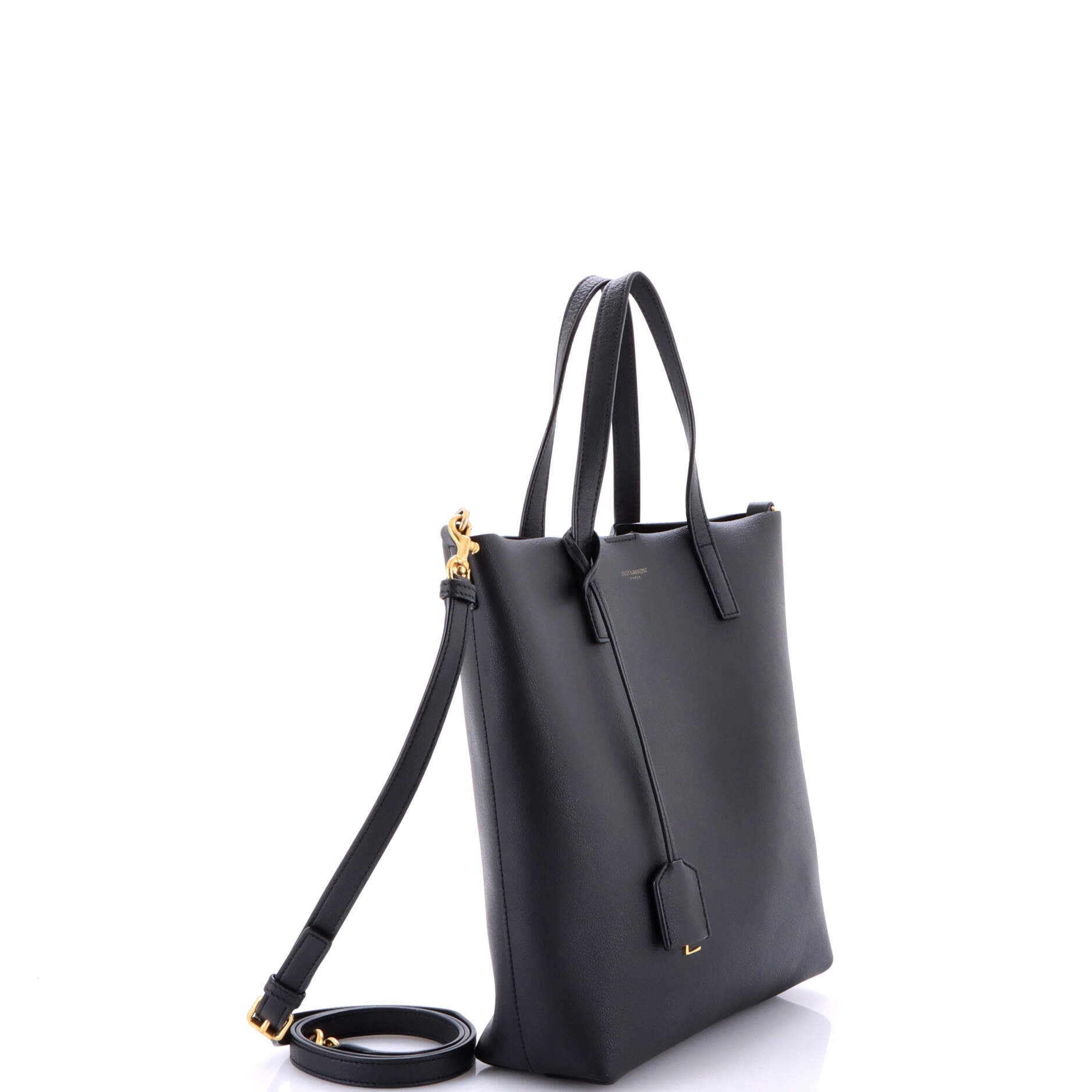 Pre-Loved Saint Laurent Shopper Tote Leather Toy - Image 2