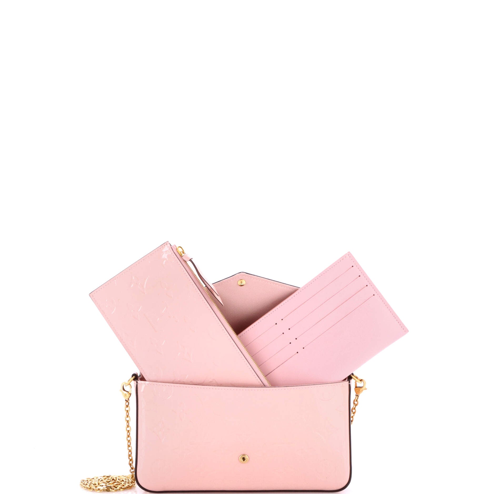 Pre-Loved Louis Vuitton Felicie Pochette Monogram Vernis - Image 2