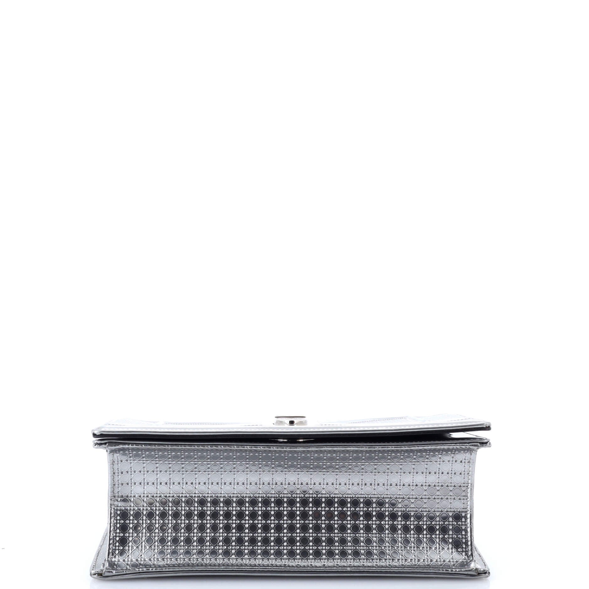 Pre-Loved Christian Dior Diorama Flap Bag Cannage Embossed Calfskin Medium - Image 4