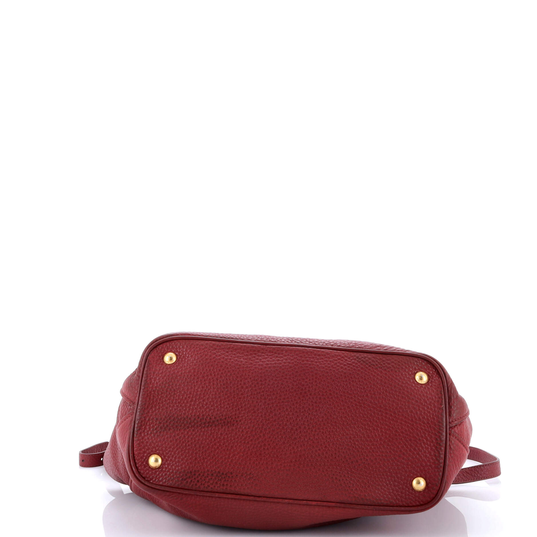 Pre-Loved Prada Convertible Open Shopping Tote Vitello Daino Medium - Image 4