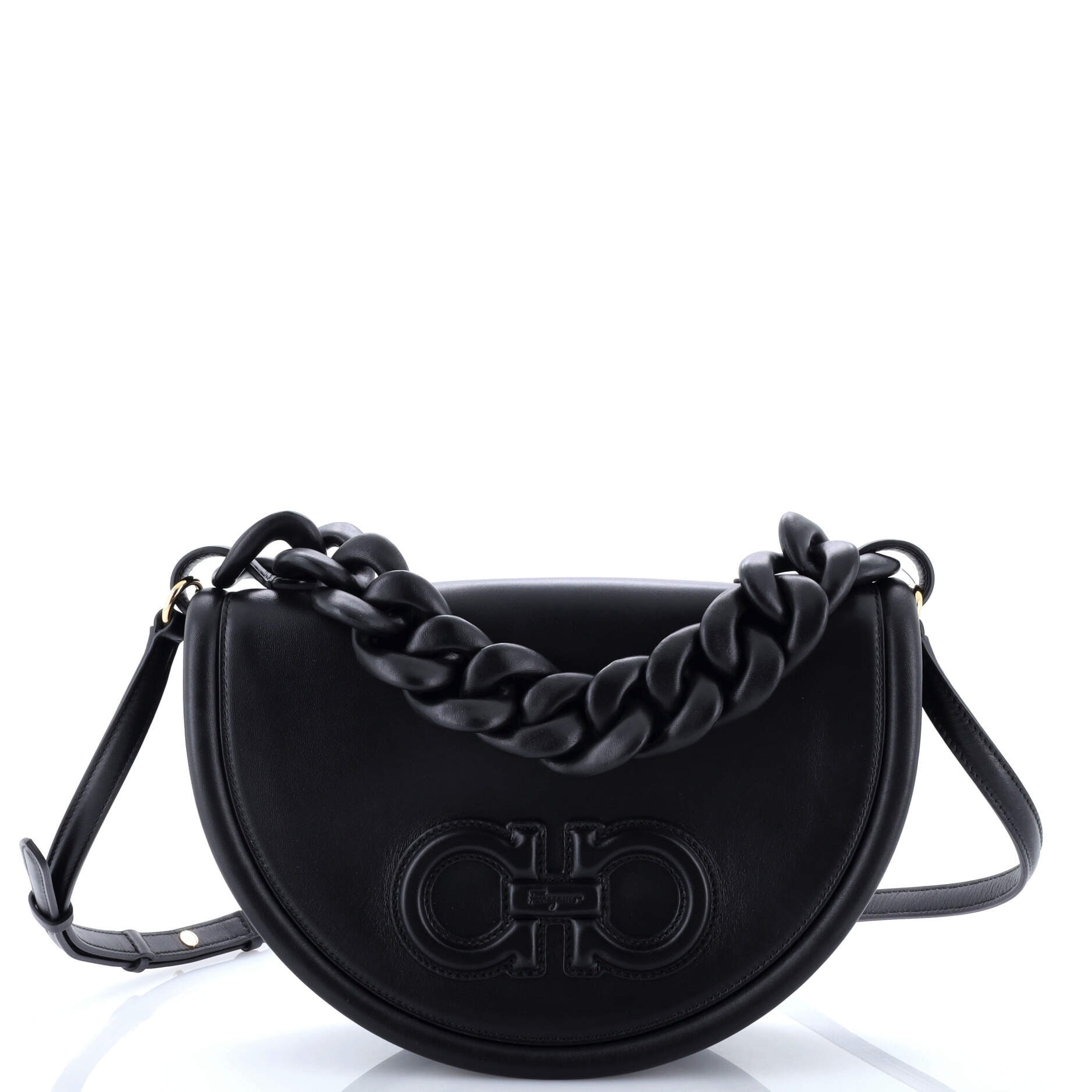 Pre-Loved Ferragamo Aura Bag Leather