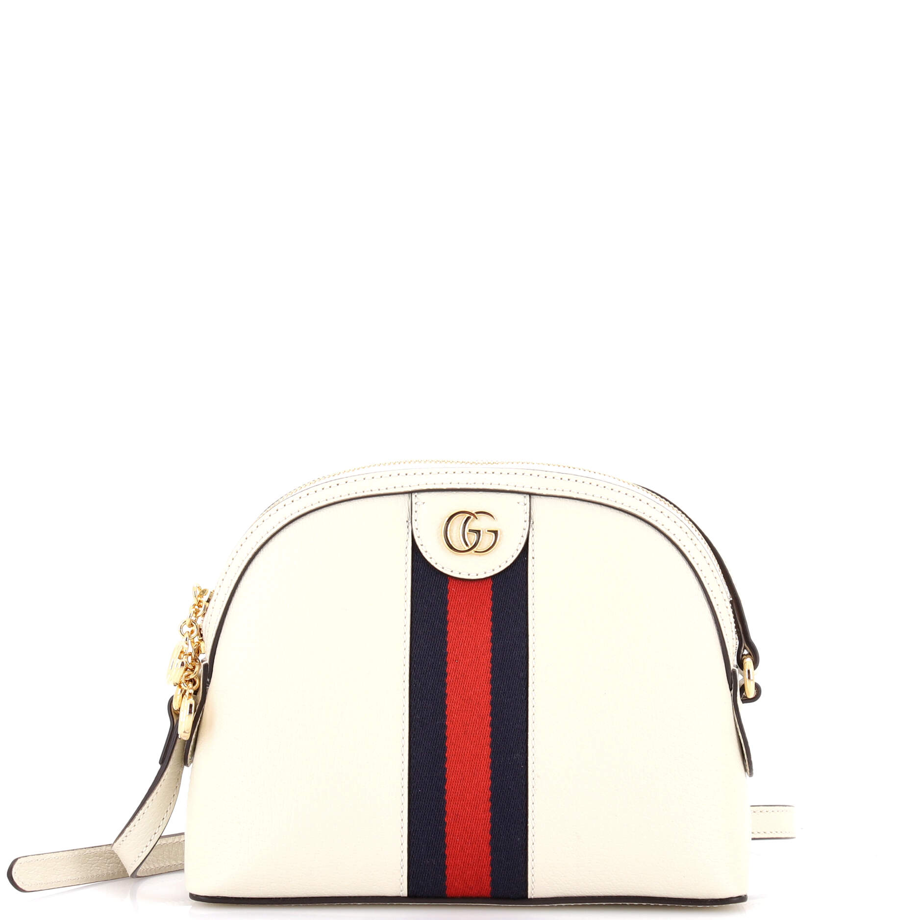 Pre-Loved Gucci Ophidia Dome Shoulder Bag Leather Small