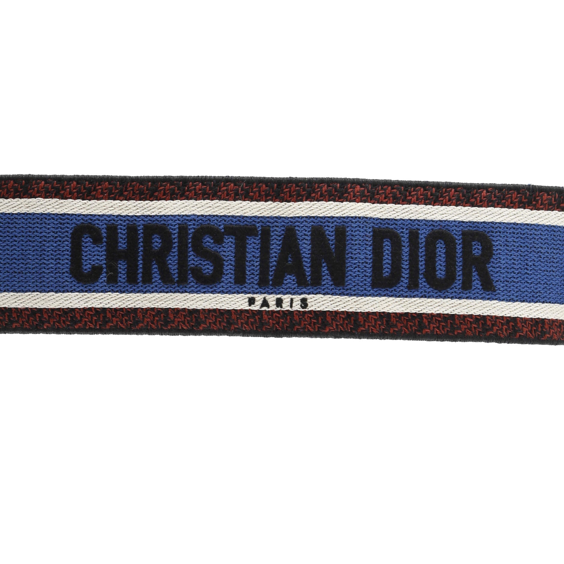 Pre-Loved Christian Dior Logo Shoulder Strap Embroidered Canvas - Image 3