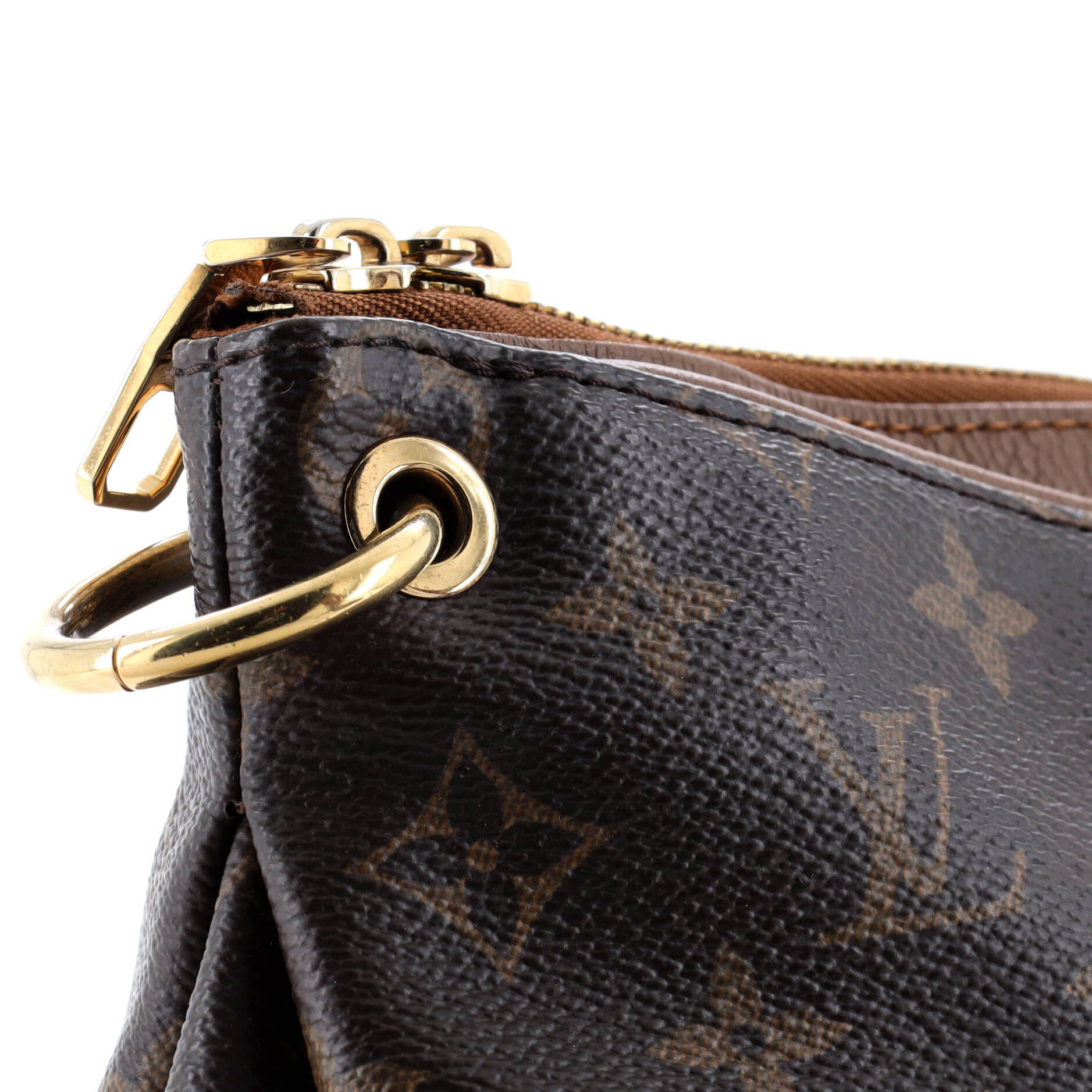 Pre-Loved Louis Vuitton Pallas Tote Monogram Canvas with Leather - Image 6