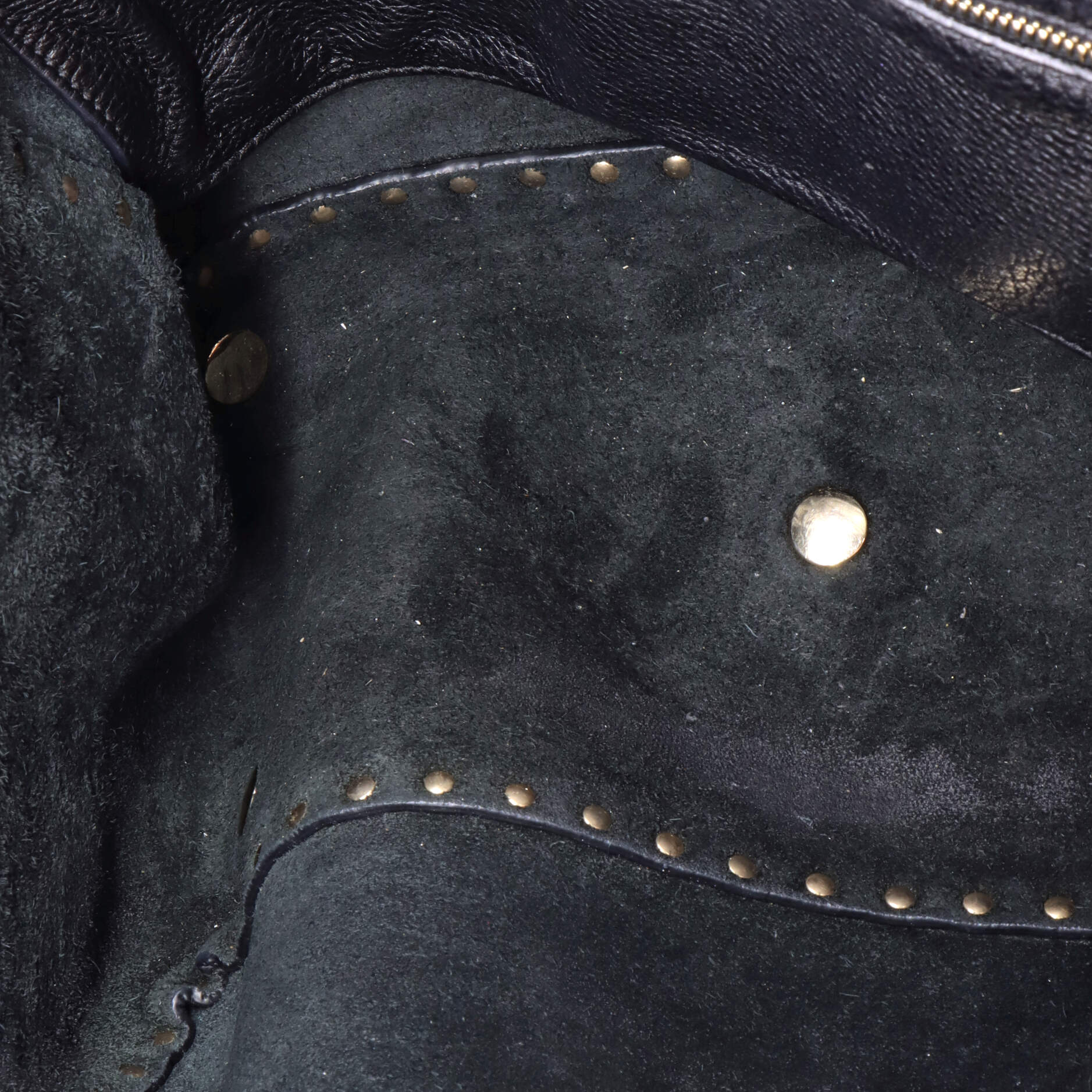 Pre-Loved Valentino Rockstud Tote Pebbled Leather Medium - Image 5