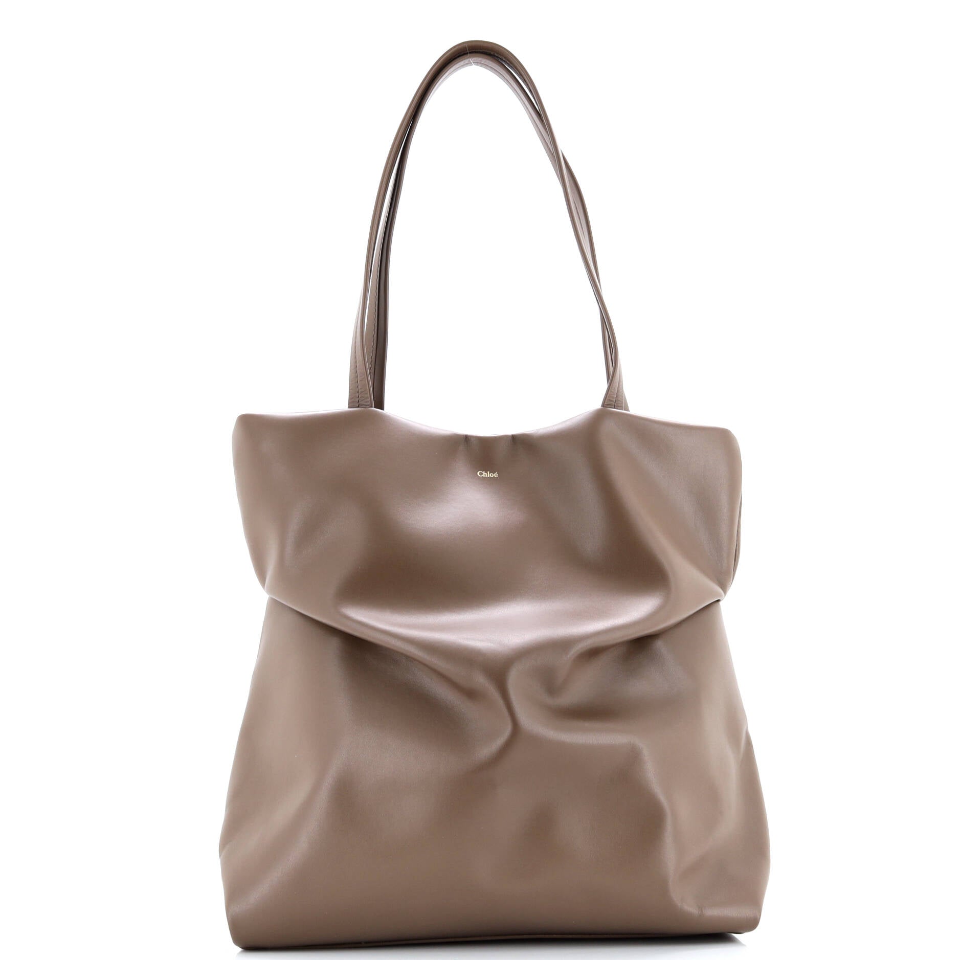 Pre-Loved Chloe Judy Tote Leather East West