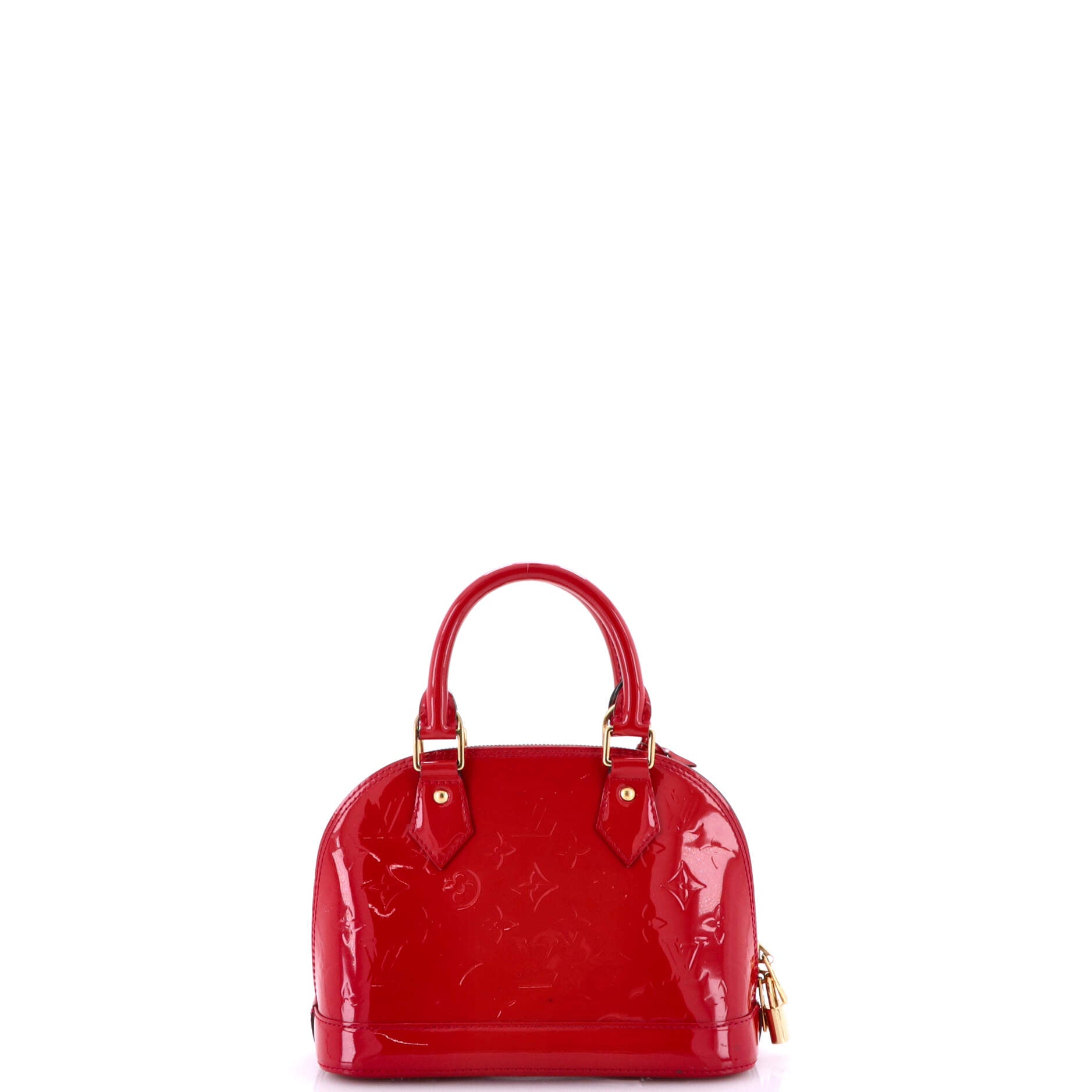 Pre-Loved Louis Vuitton Alma Handbag Monogram Vernis BB - Image 3