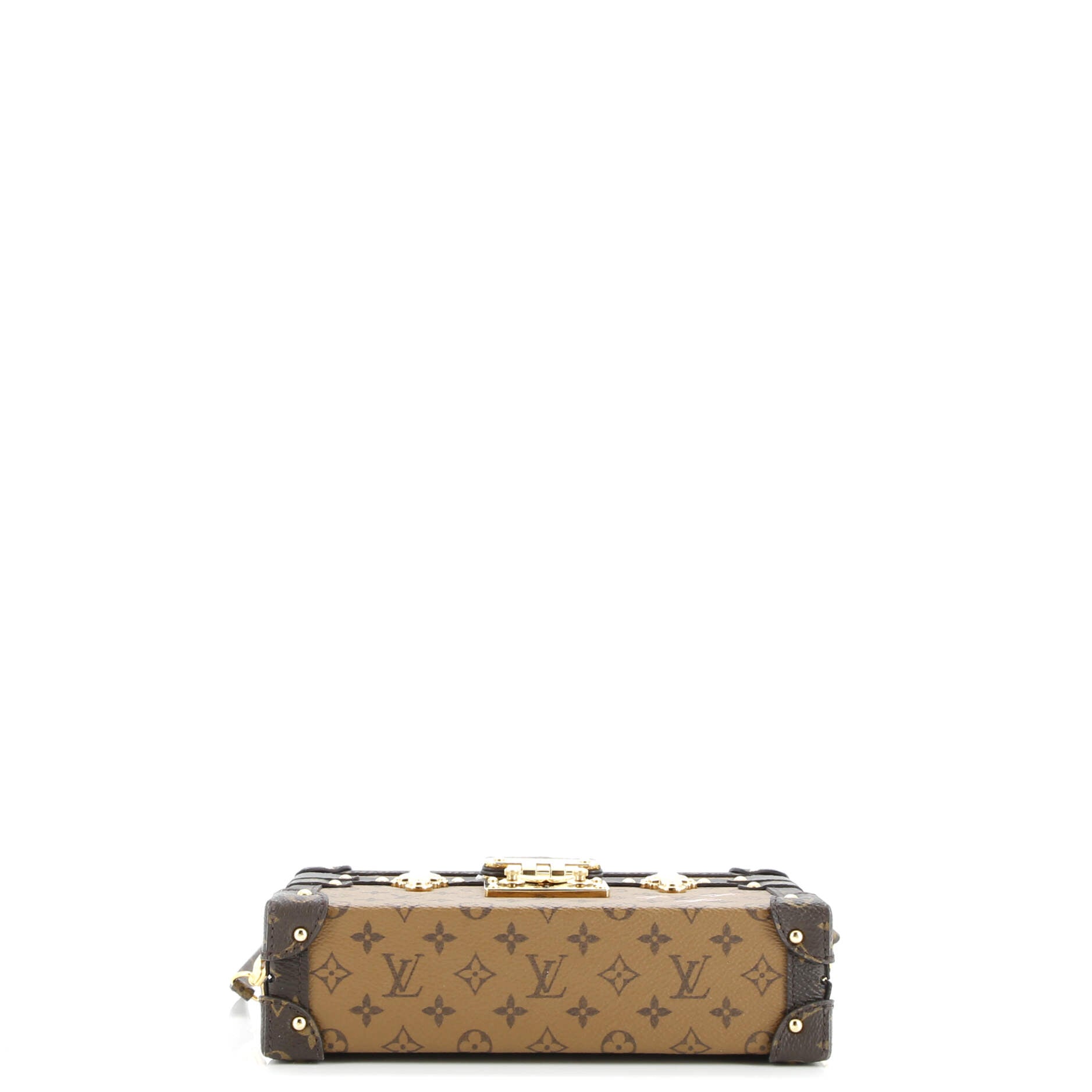 Pre-Loved Louis Vuitton Petite Malle Handbag Reverse Monogram Canvas - Image 4