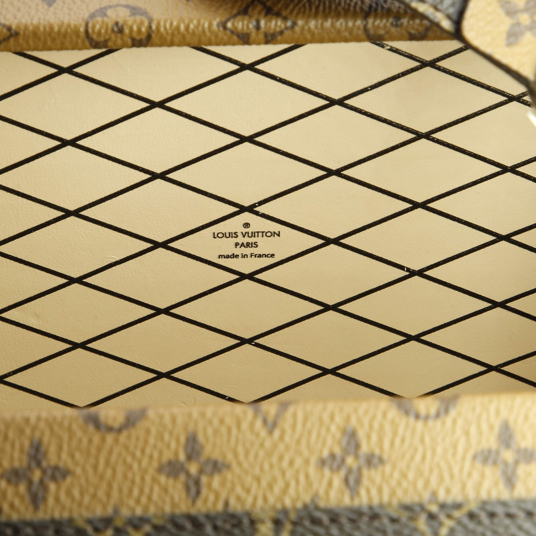 Pre-Loved Louis Vuitton Petite Malle Handbag Reverse Monogram Canvas - Image 6