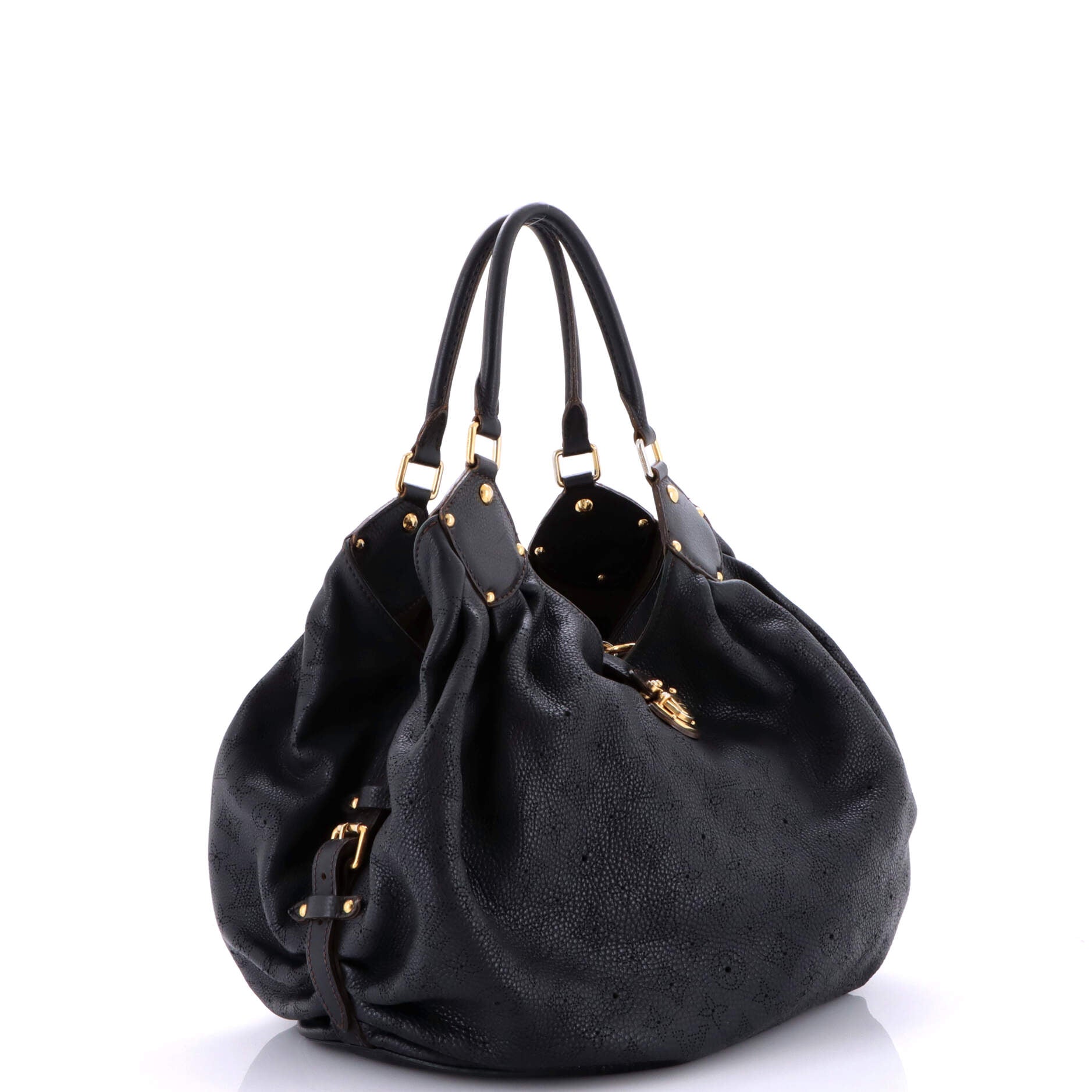 Pre-Loved Louis Vuitton XL Hobo Mahina Leather - Image 2