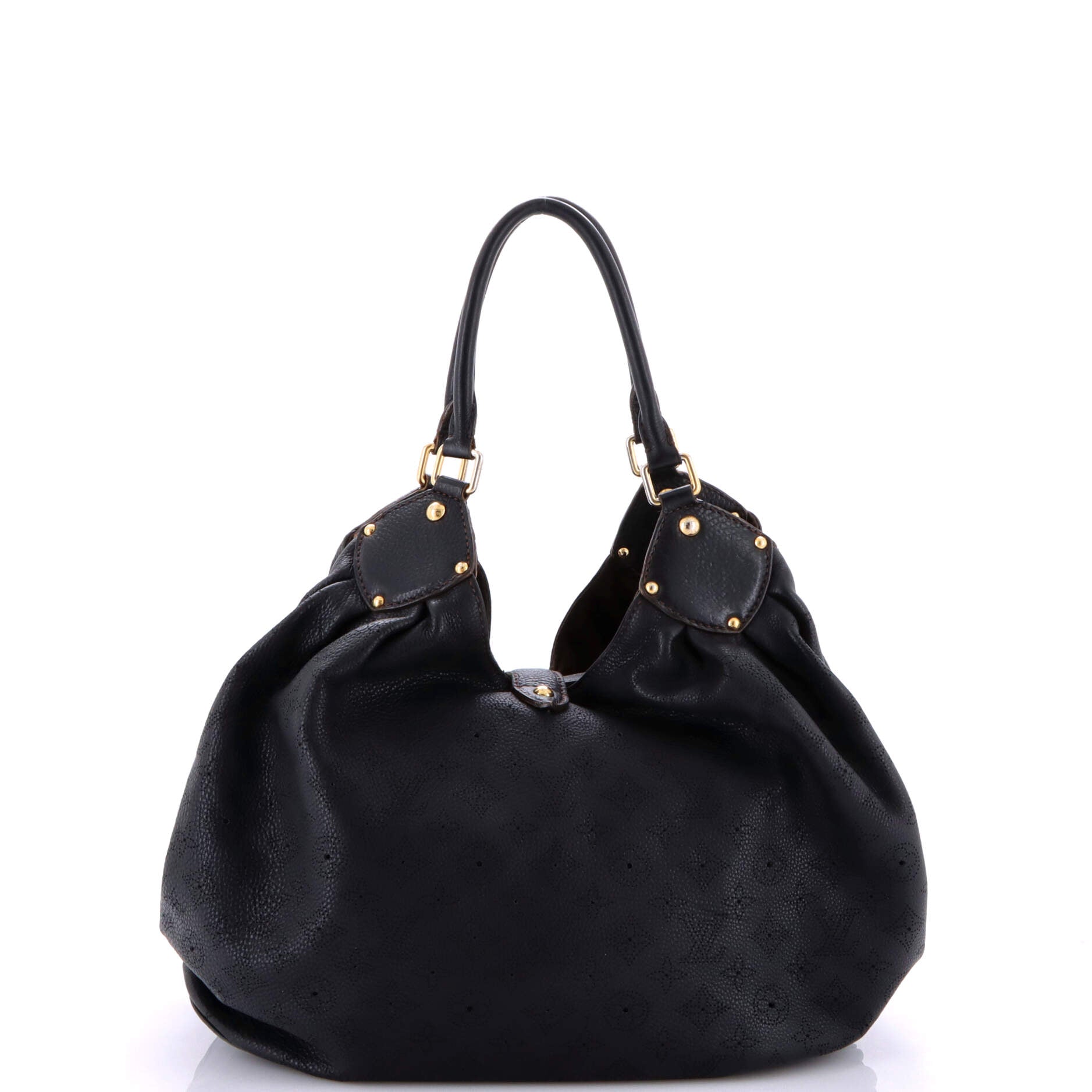 Pre-Loved Louis Vuitton XL Hobo Mahina Leather - Image 3