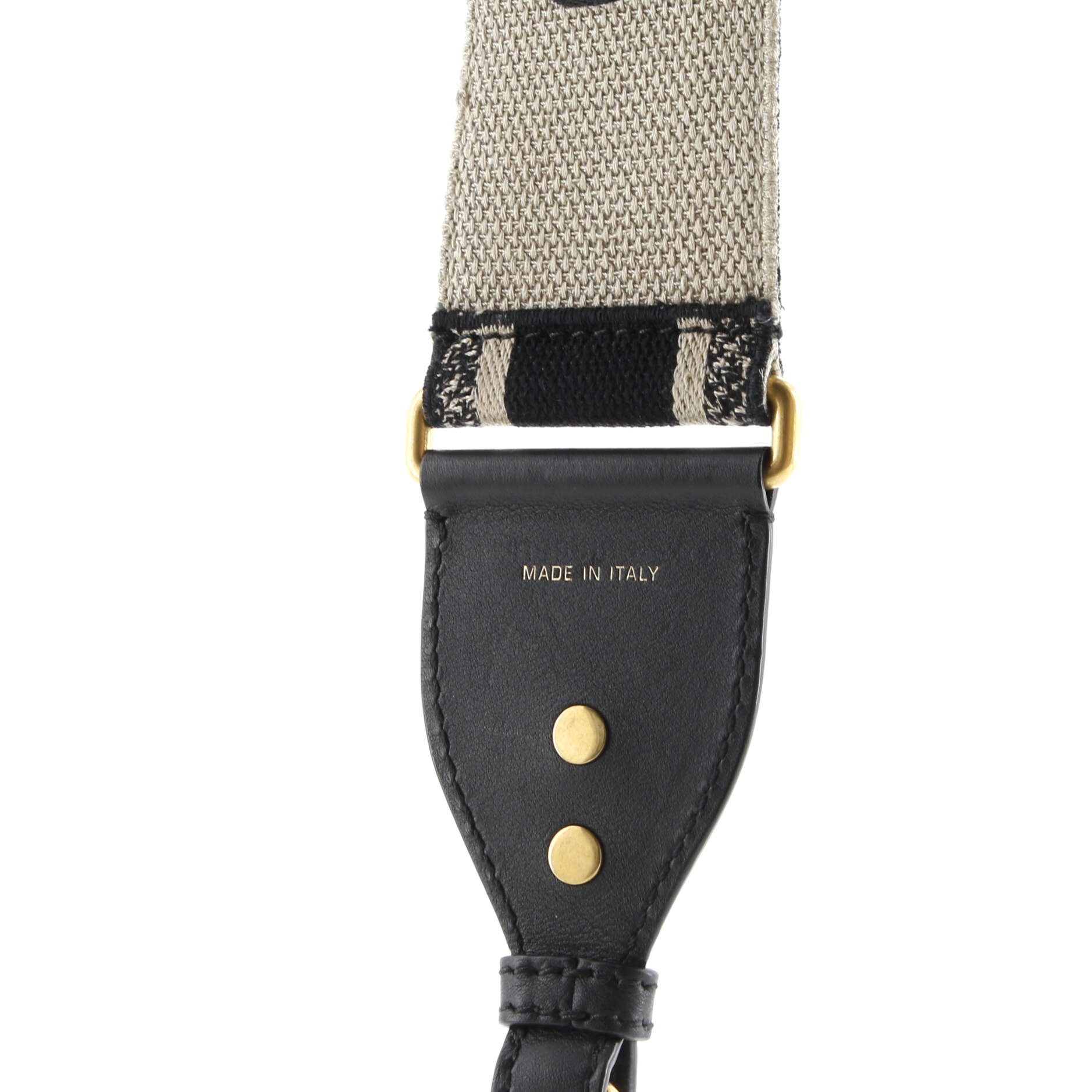 Pre-Loved Christian Dior Logo Shoulder Strap Embroidered Canvas - Image 4