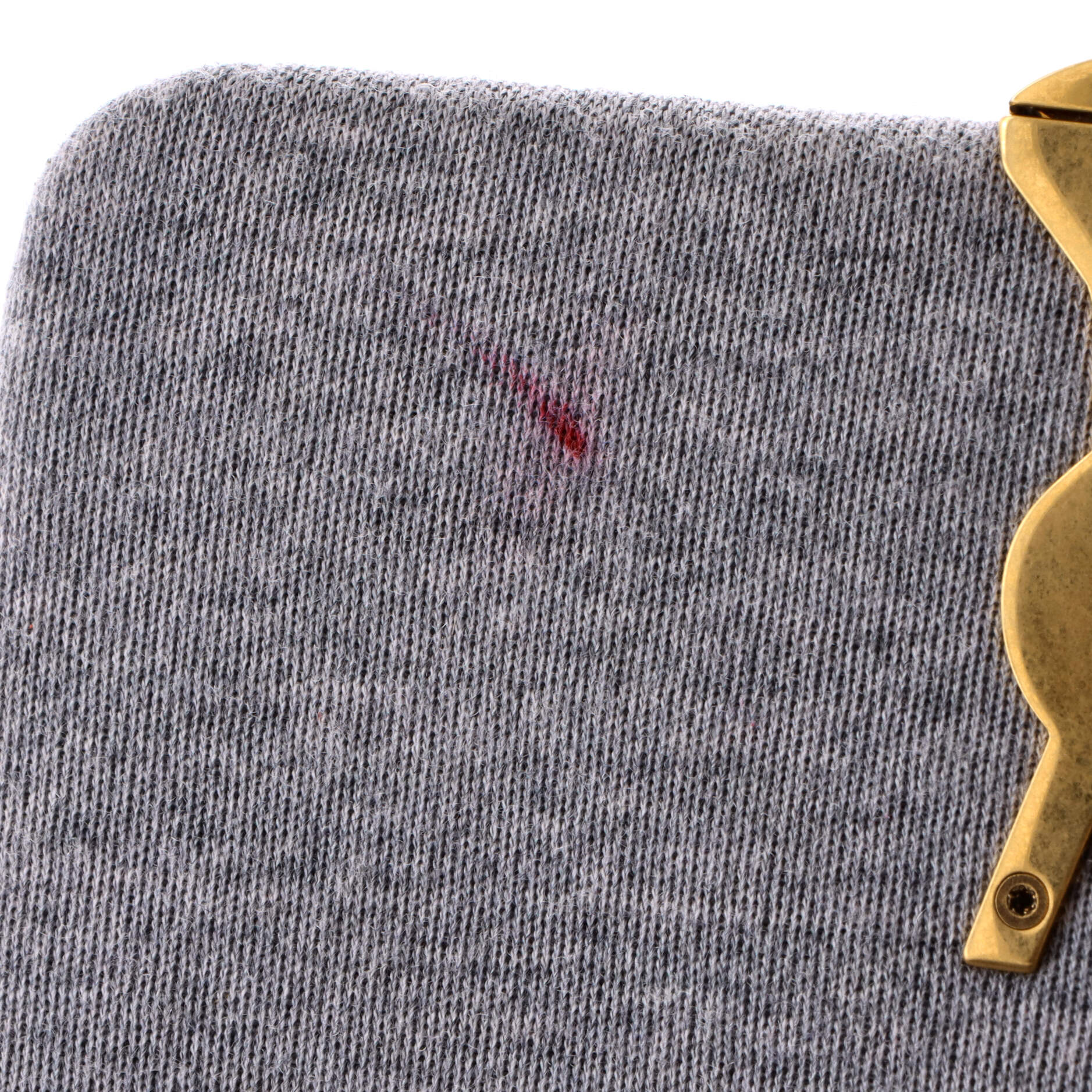 Pre-Loved Saint Laurent Jamie Flap Bag Quilted Jersey Small - Image 6