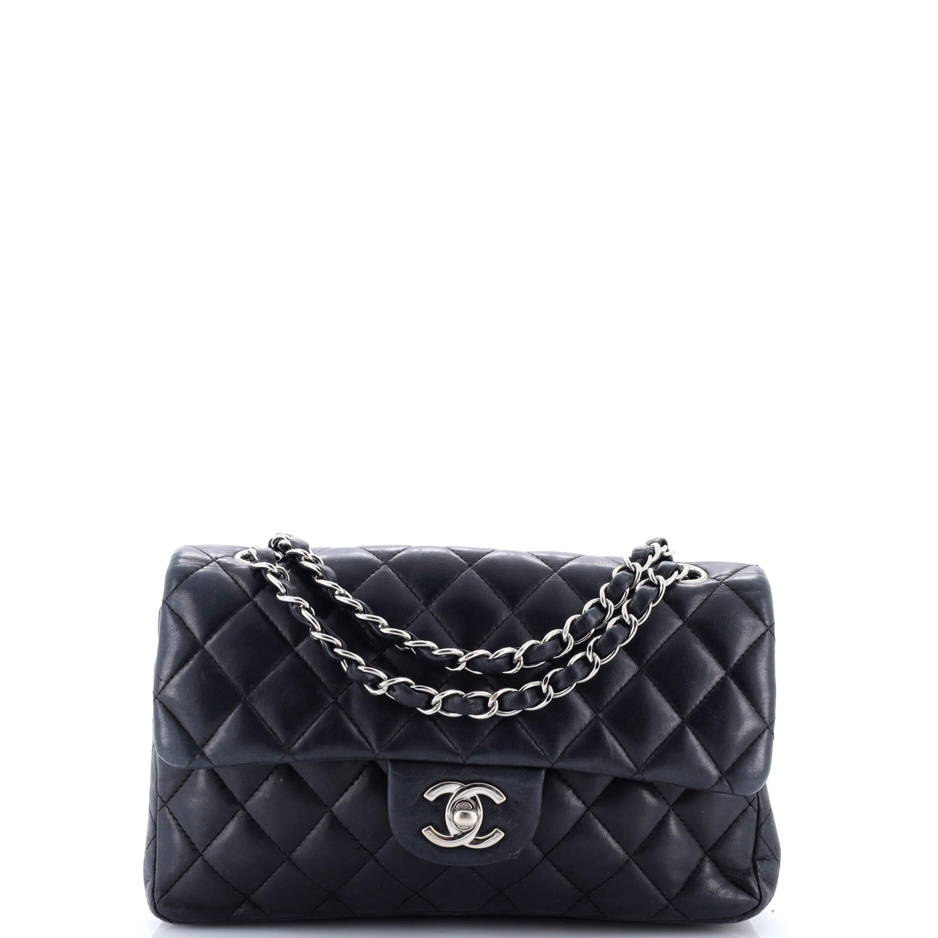 Pre-Loved Chanel Classic Double Flap Bag Quilted Lambskin Small