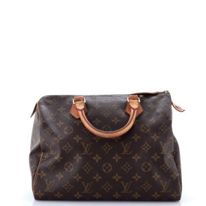 Pre-Loved Louis Vuitton Speedy Handbag Monogram Canvas 30