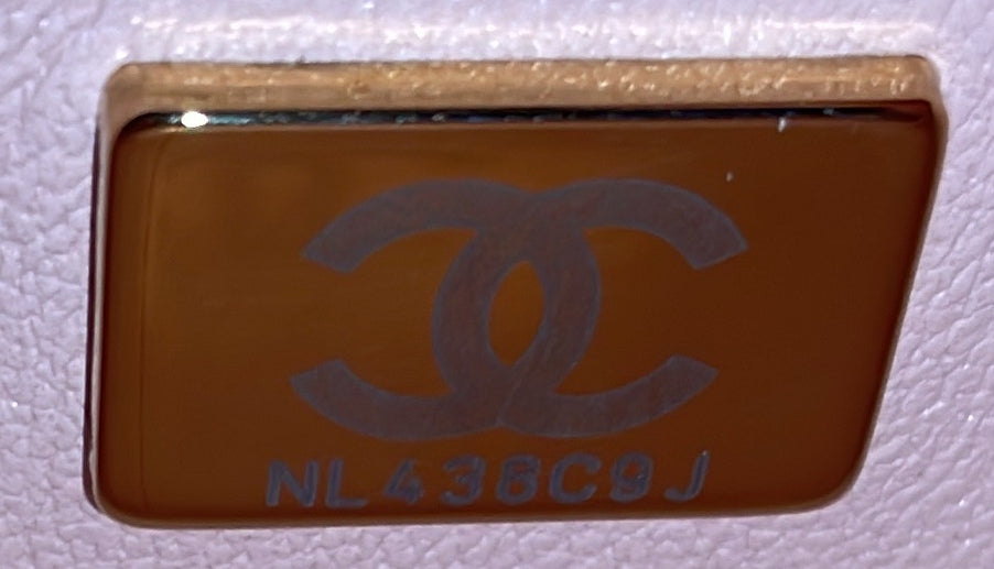 Pre-Loved Chanel Classic Double Flap Bag Quilted Caviar Medium - Image 8