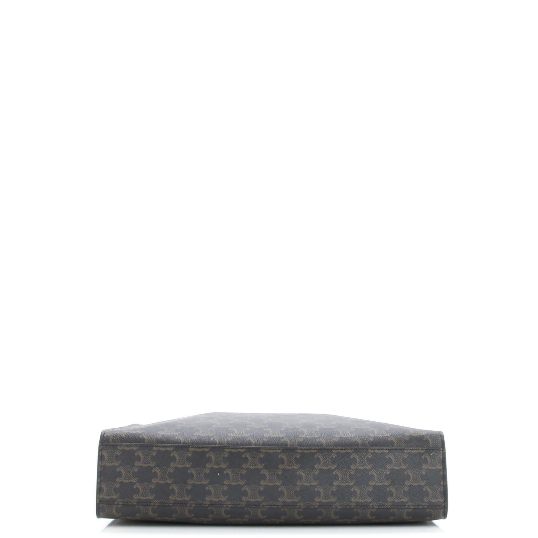 Pre-Loved Celine Vertical Cabas Tote Triomphe Coated Canvas Large - Image 4