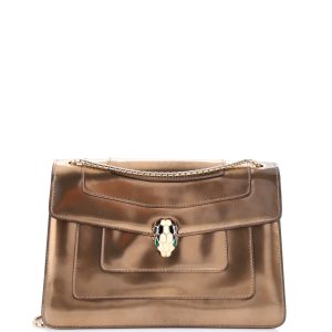 Pre-Loved Bvlgari Serpenti Forever Shoulder Bag Patent Medium