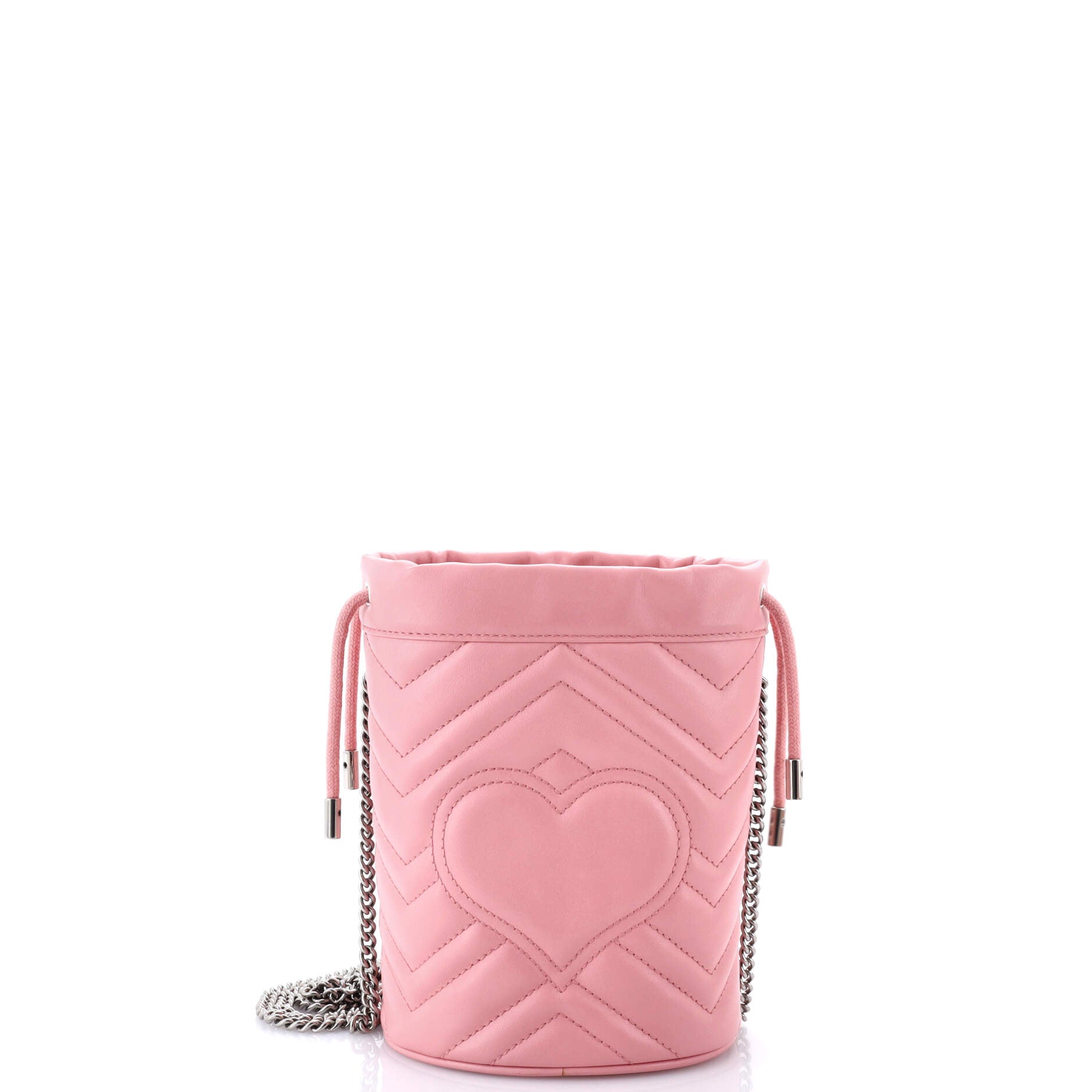 Pre-Loved Gucci GG Marmont Bucket Bag Matelasse Leather Mini - Image 3