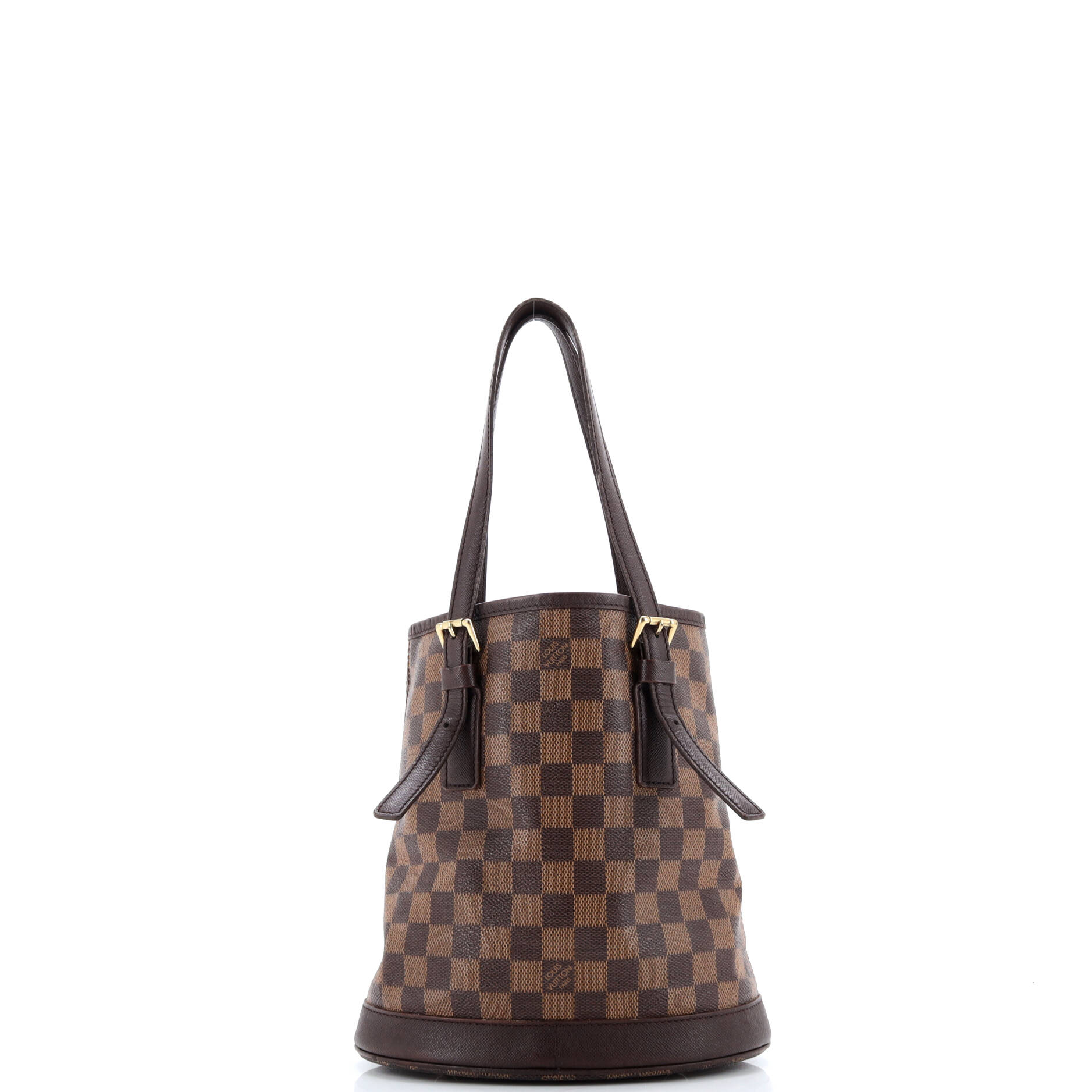 Pre-Loved Louis Vuitton Marais Bucket Bag Damier - Image 3