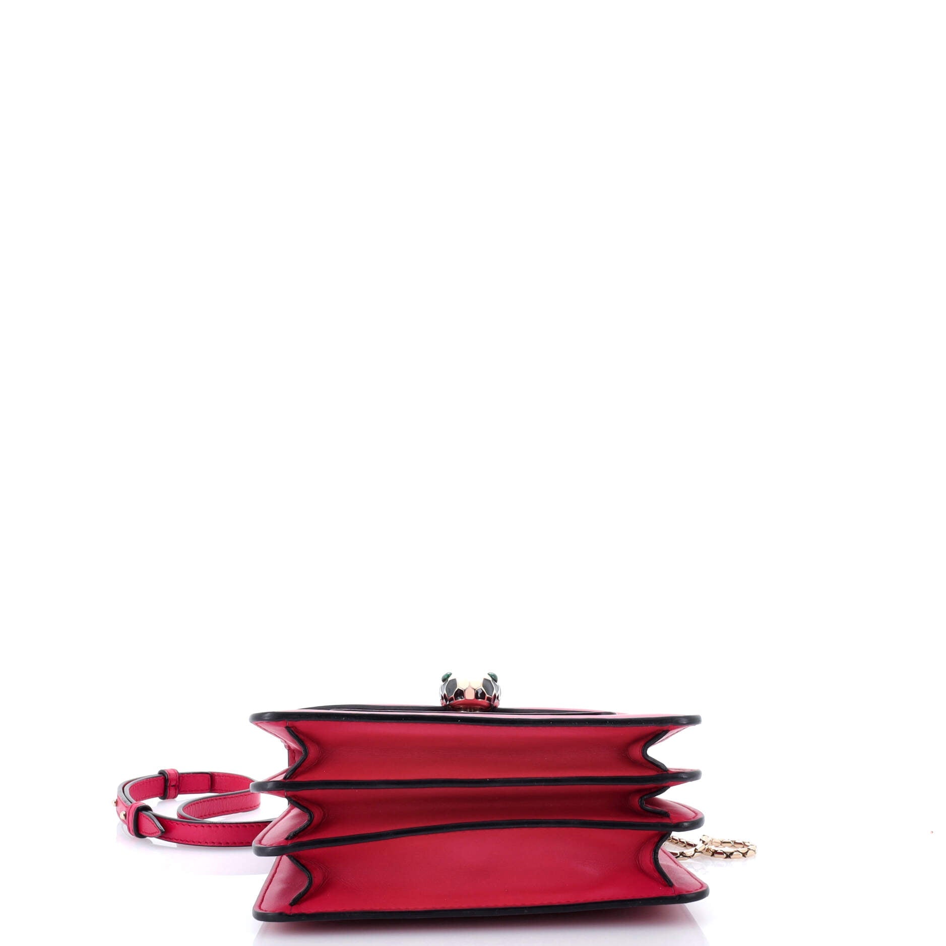 Pre-Loved Bvlgari Serpenti Forever Top Handle Bag Leather Small - Image 4