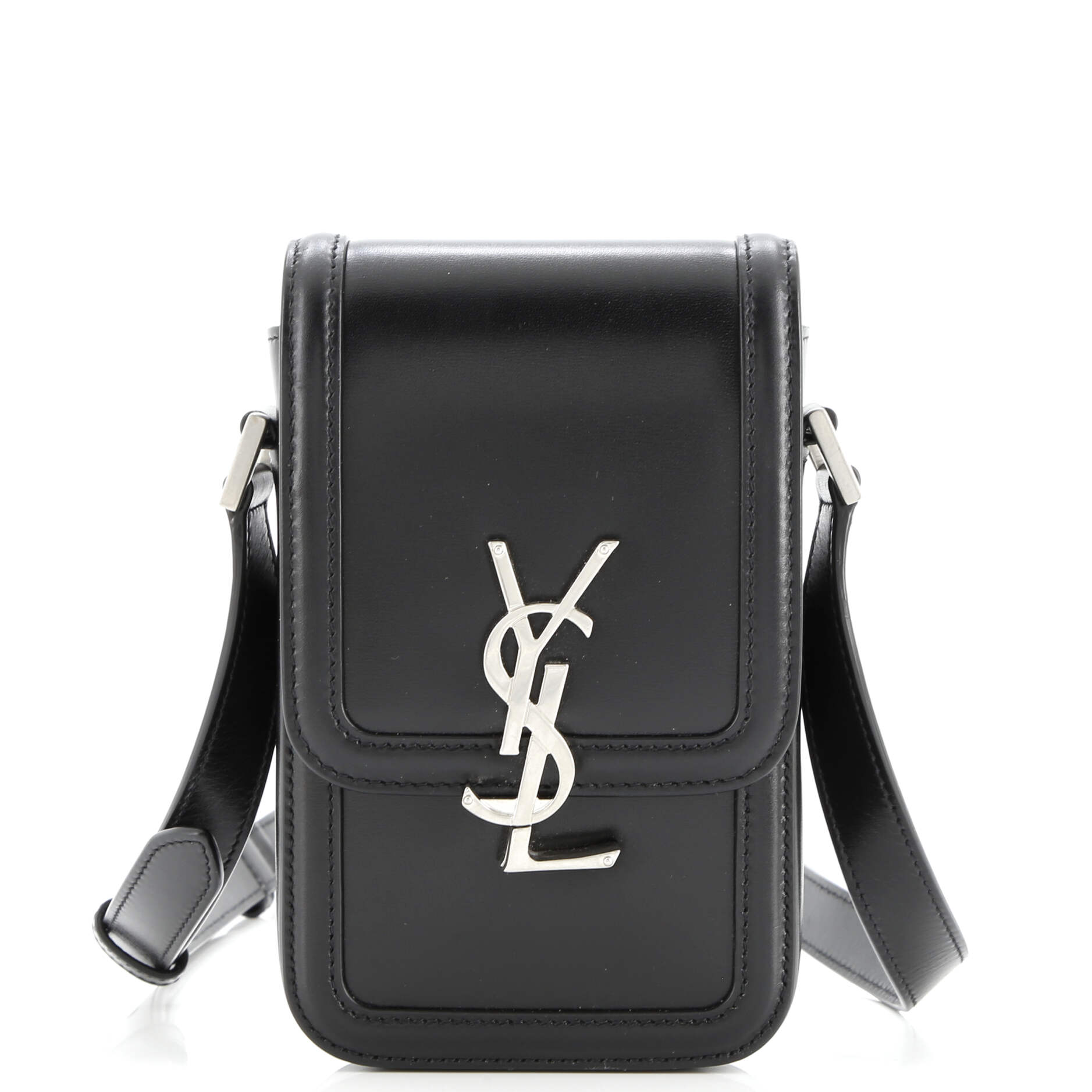 Pre-Loved Saint Laurent Solferino Bag Leather Mini