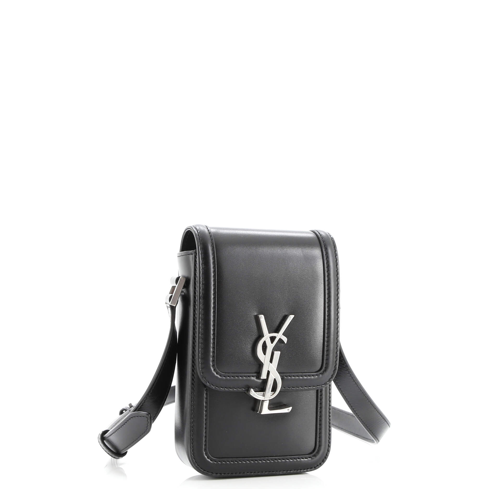 Pre-Loved Saint Laurent Solferino Bag Leather Mini - Image 2