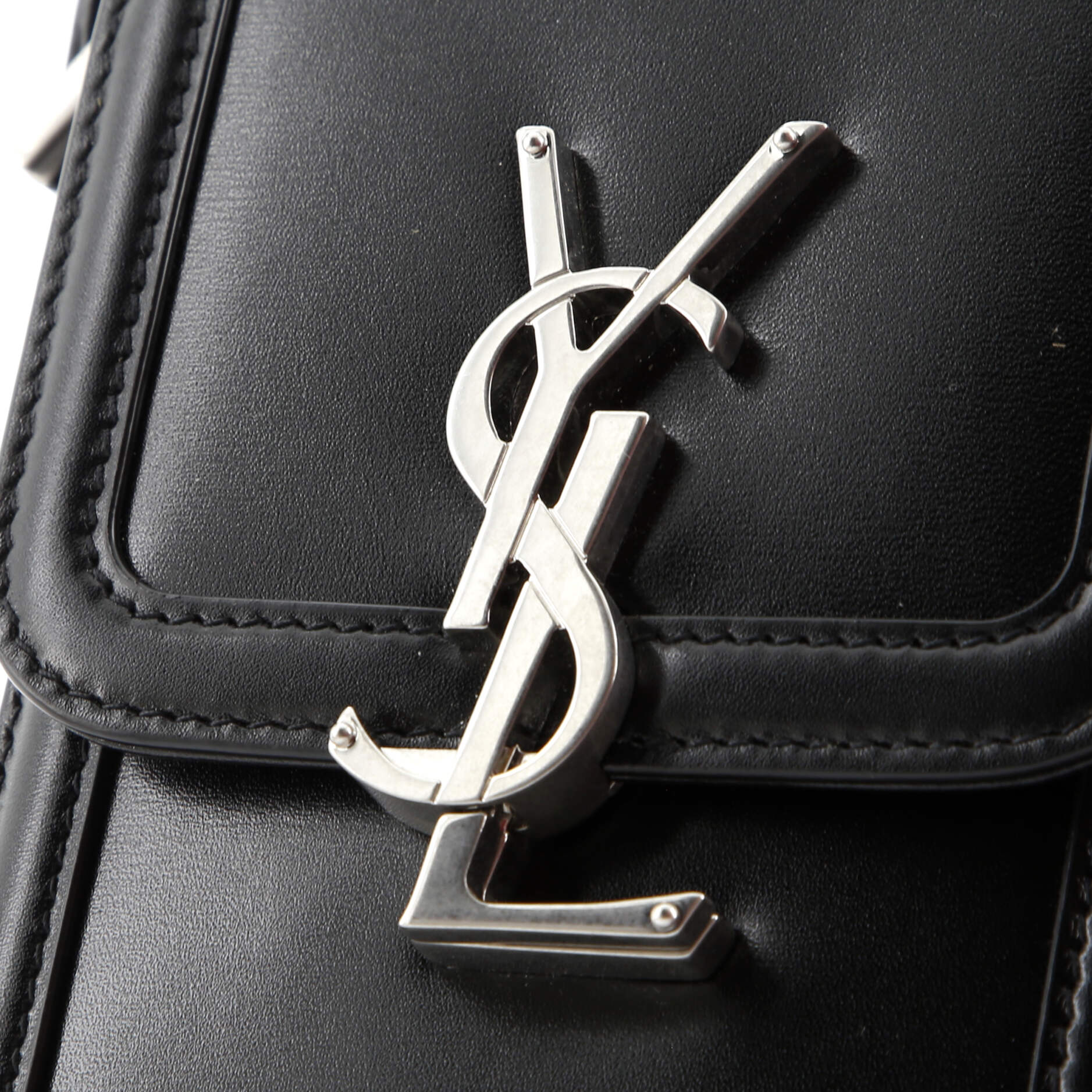 Pre-Loved Saint Laurent Solferino Bag Leather Mini - Image 6