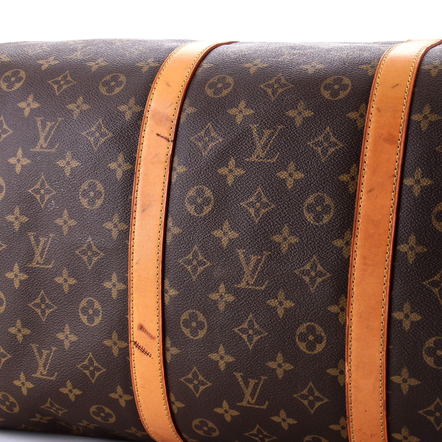 Pre-Loved Louis Vuitton Keepall Bag Monogram Canvas 60 - Image 6