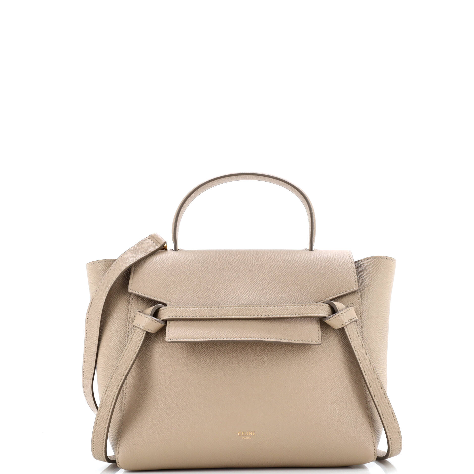 Pre-Loved Celine Belt Bag Textured Leather Micro