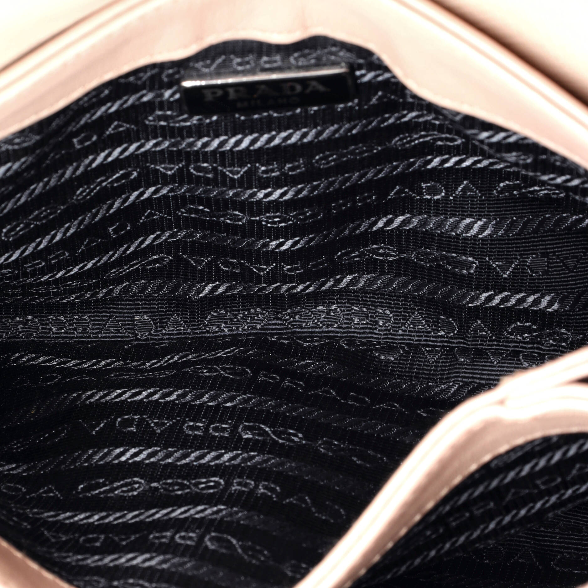 Pre-Loved Prada Chain Flap Crossbody Bag Saffiano and Soft Calf Small - Image 5