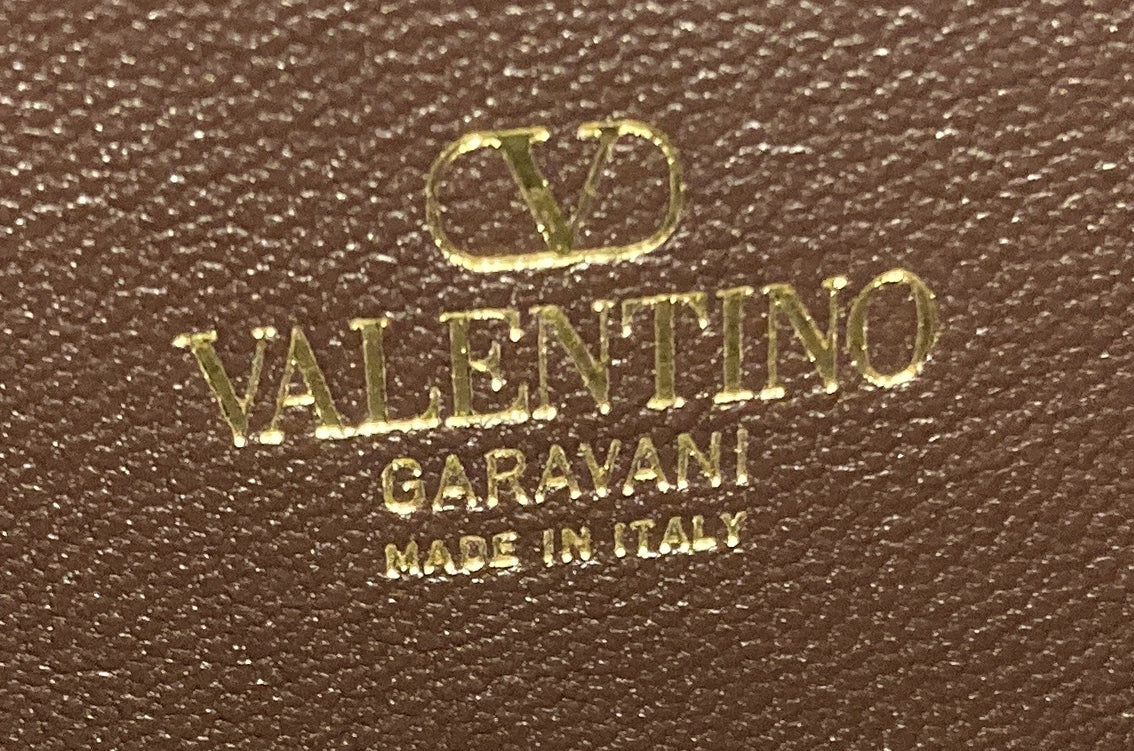 Pre-Loved Valentino Le Troisieme Tote Crystal Embellished Leather Mini - Image 6