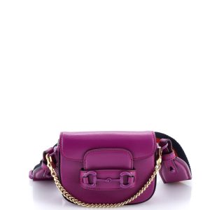 Pre-Loved Gucci Horsebit 1955 Shoulder Bag Leather Super Mini