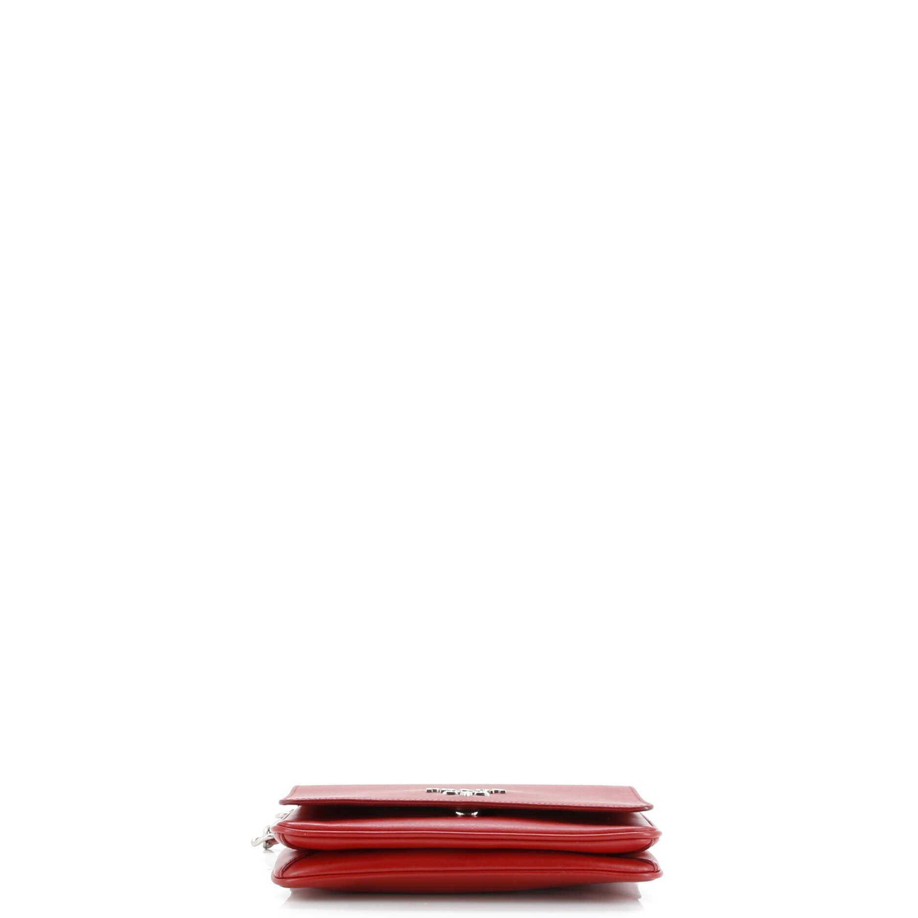 Pre-Loved Prada Chain Flap Crossbody Bag Saffiano and Soft Calf Small - Image 4