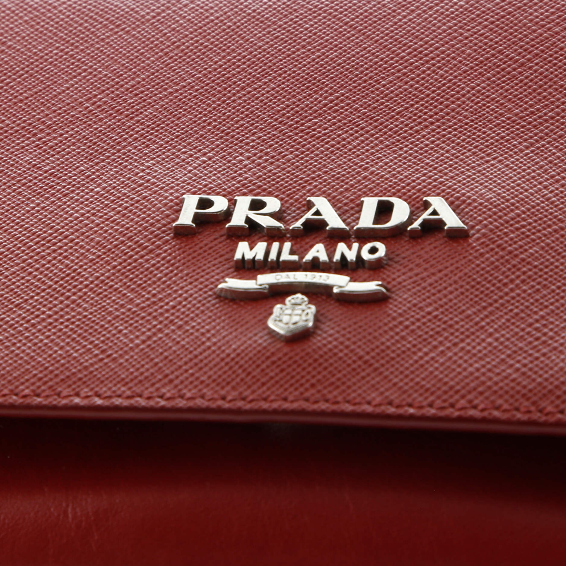 Pre-Loved Prada Chain Flap Crossbody Bag Saffiano and Soft Calf Small - Image 6