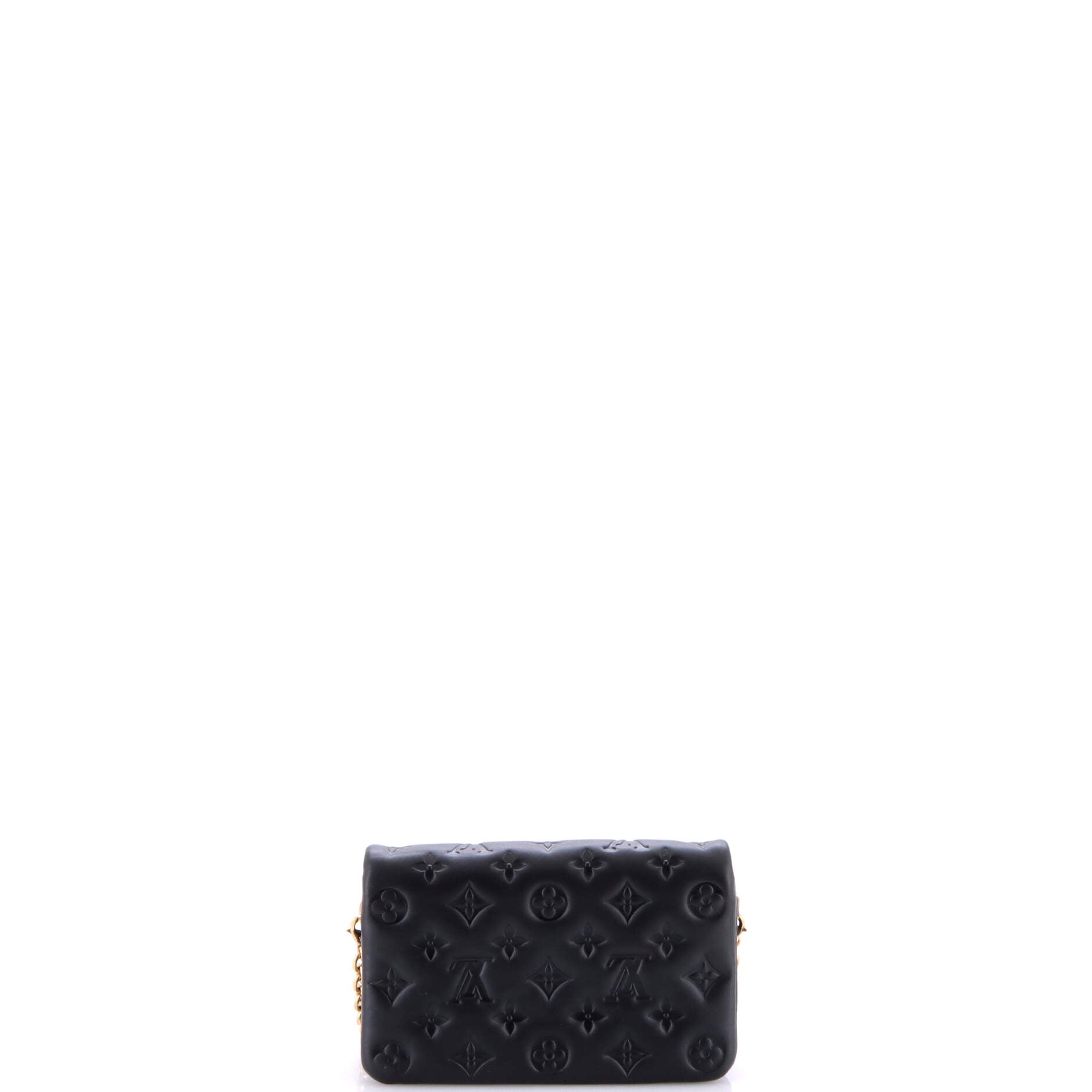 Pre-Loved Louis Vuitton Coussin Pochette Monogram Embossed Lambskin - Image 3