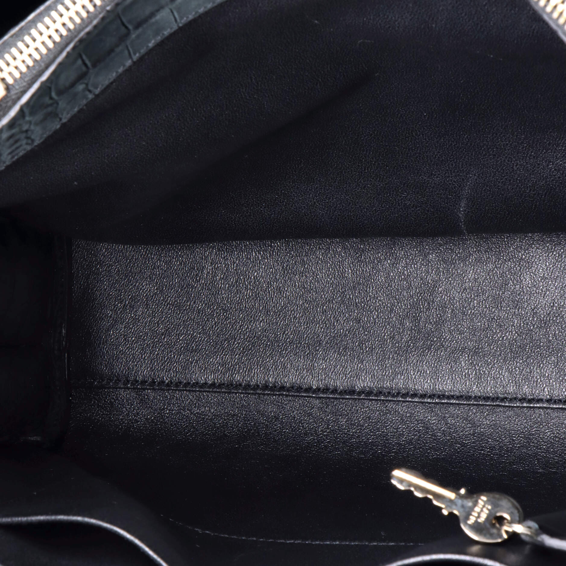 Pre-Loved Saint Laurent Sac de Jour NM Bag Crocodile Embossed Leather Small - Image 5