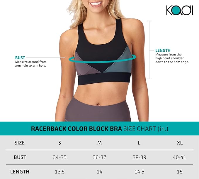 Kadi Women's Racer Back Color Back Bra - Image 4