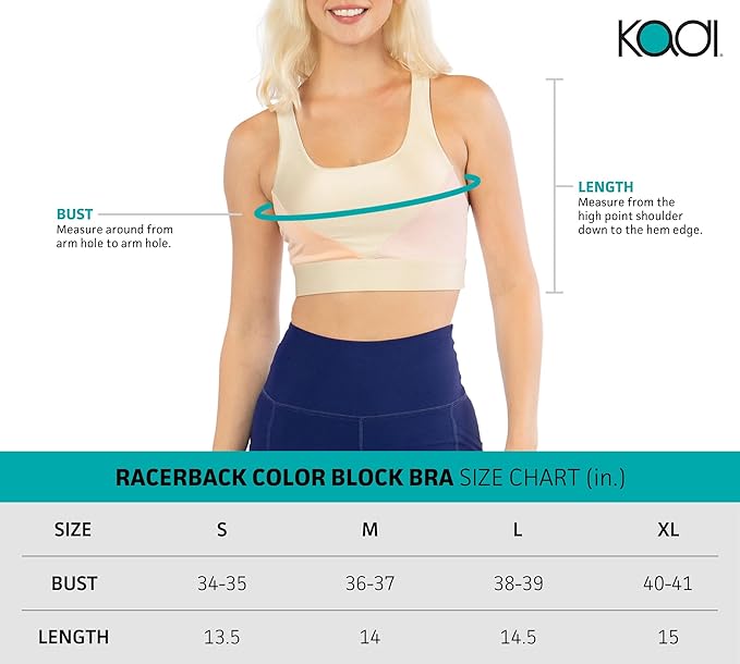 Kadi Women's Racer Back Color Back Bra - Image 10