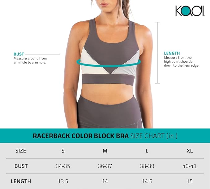 Kadi Women's Racer Back Color Back Bra - Image 13