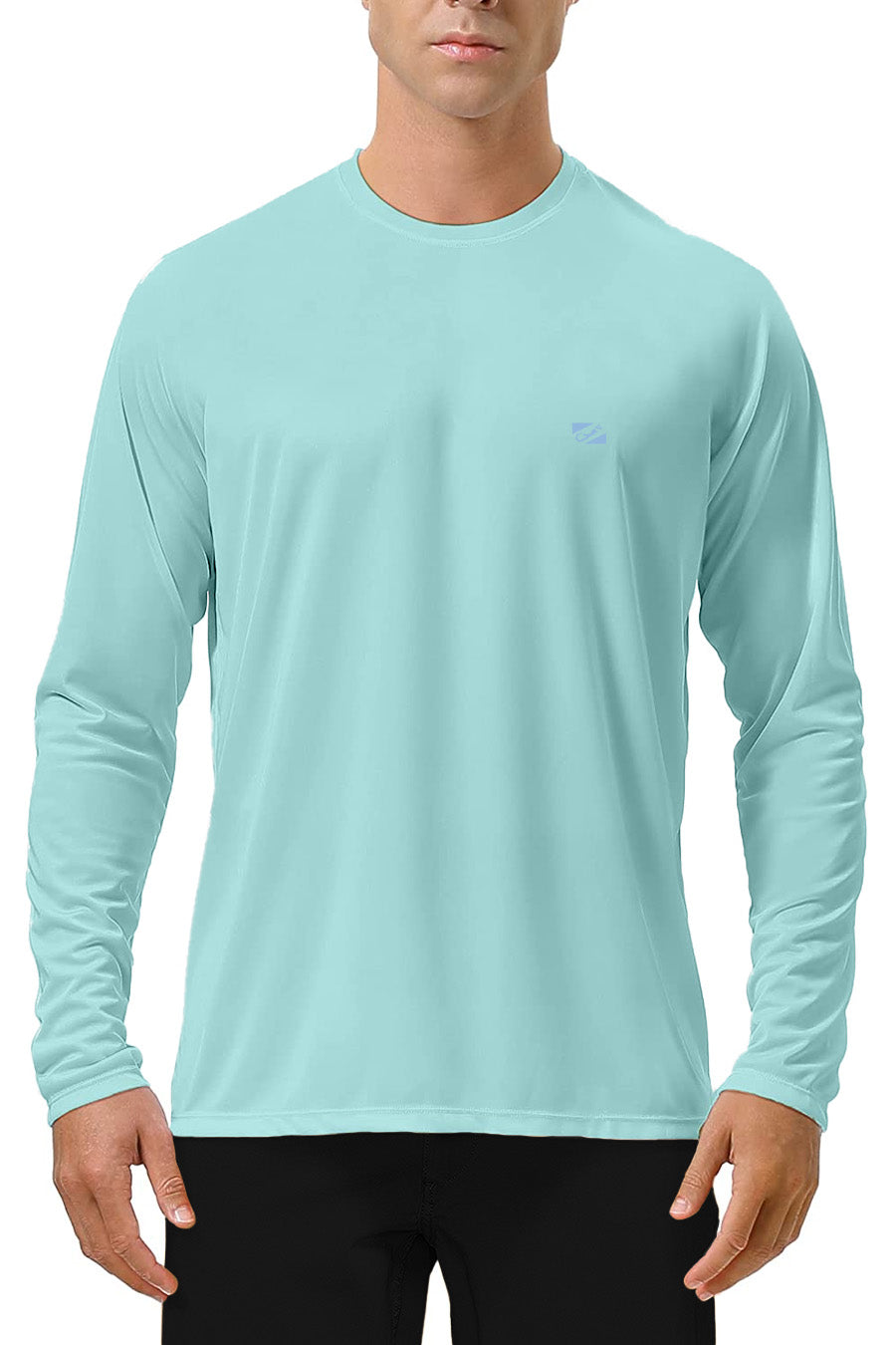 Bermies Men's Aqua Long Sleeve Tee