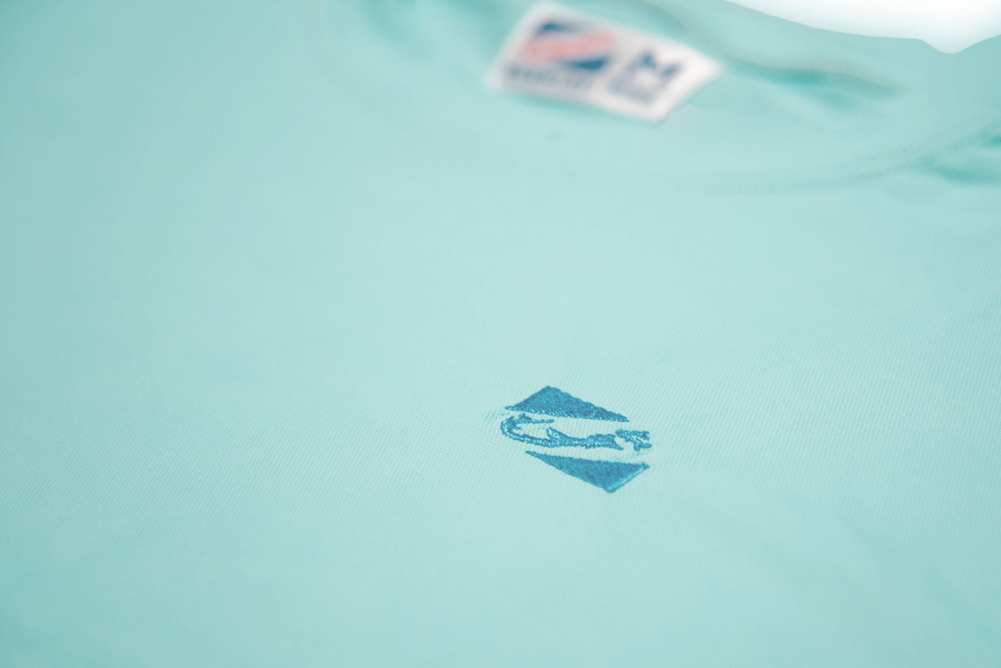 Bermies Men's Aqua Long Sleeve Tee - Image 8