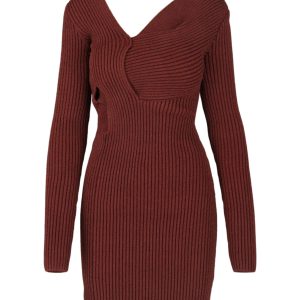 Bottega Veneta V-Neck Twist Knit Sweater