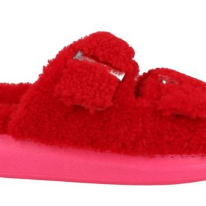 Alexander McQueen Women's Shearling Slide Sandals