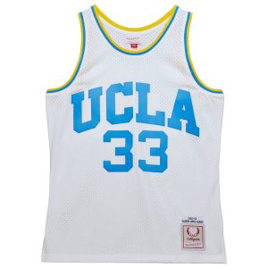 Mitchell & Ness Men's Ncaa White Jersey Ucla 1968 Kareem Abdul-Jabbar