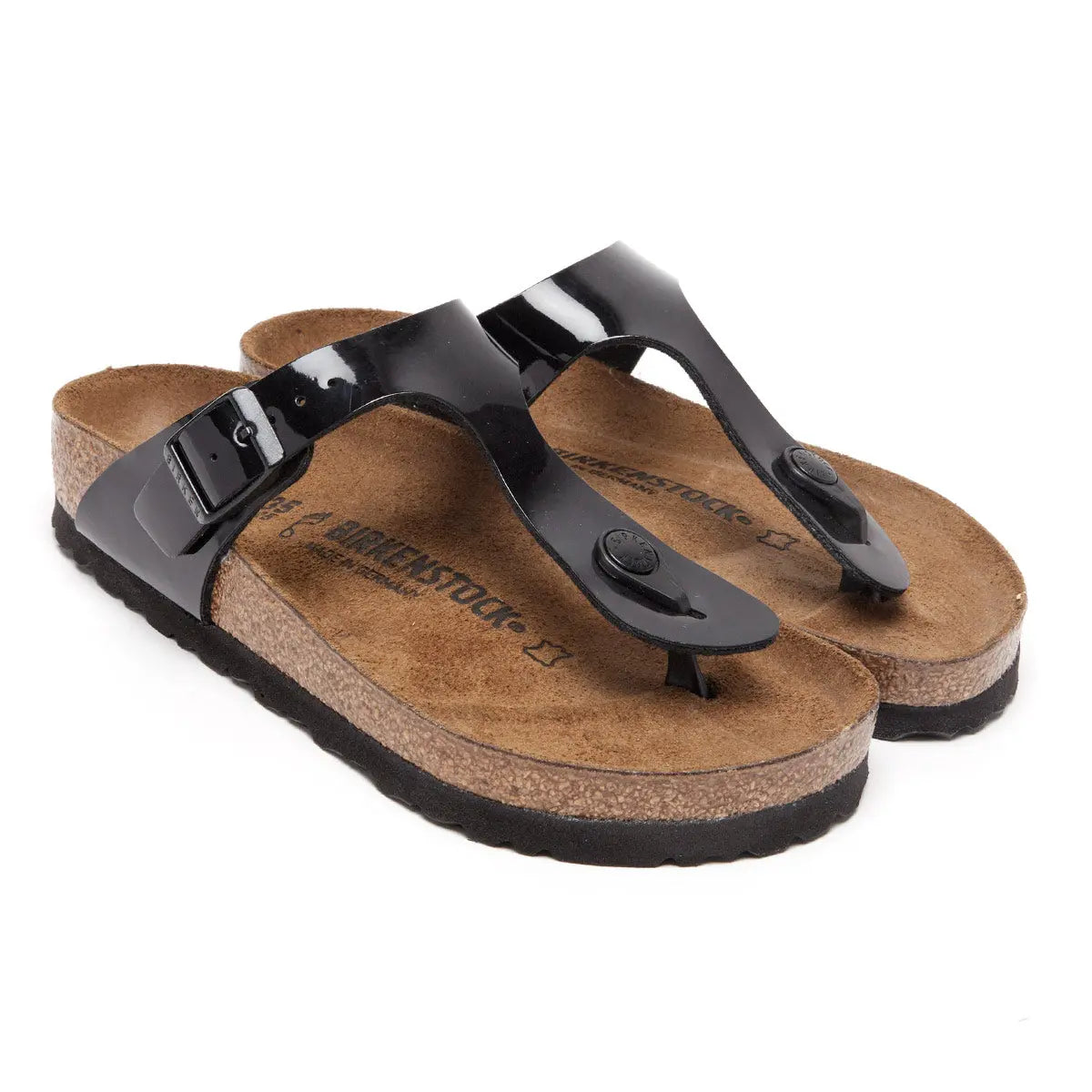 Birkenstock Gizeh Birko-Flor Patent Sandals - Image 2