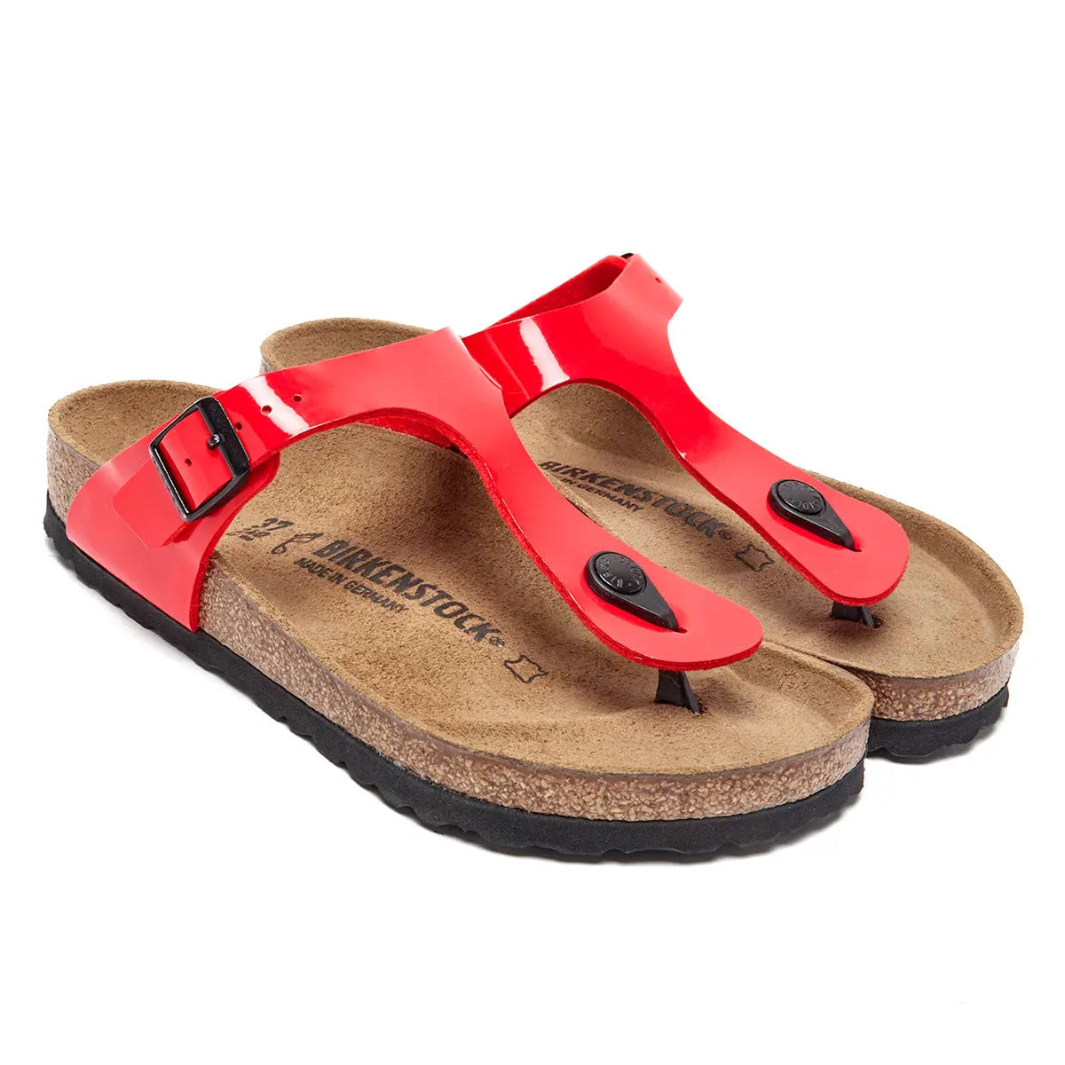 Birkenstock Gizeh Birko-Flor Patent Sandals - Image 10