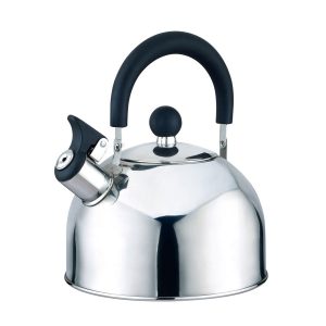 J&V Textiles Stainless Steel Whistling Tea Kettle. 2.5-Quart