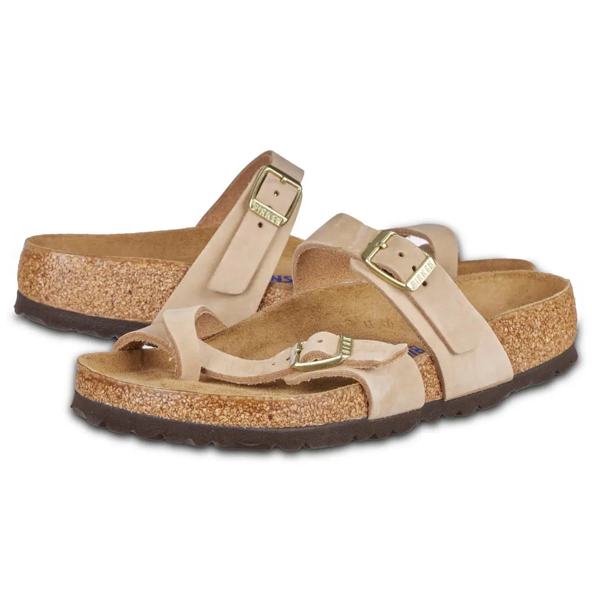 Birkenstock Mayari Soft Footbed Nubuck Leather Sandals - Image 22